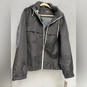 Michael Kors Charcoal Hooded Windbreaker size Small Unisex